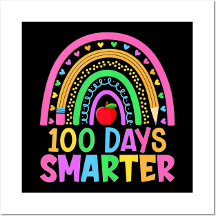 100th Day of School Teacher 100 Days Smarter  BoyGirl Posters and Art